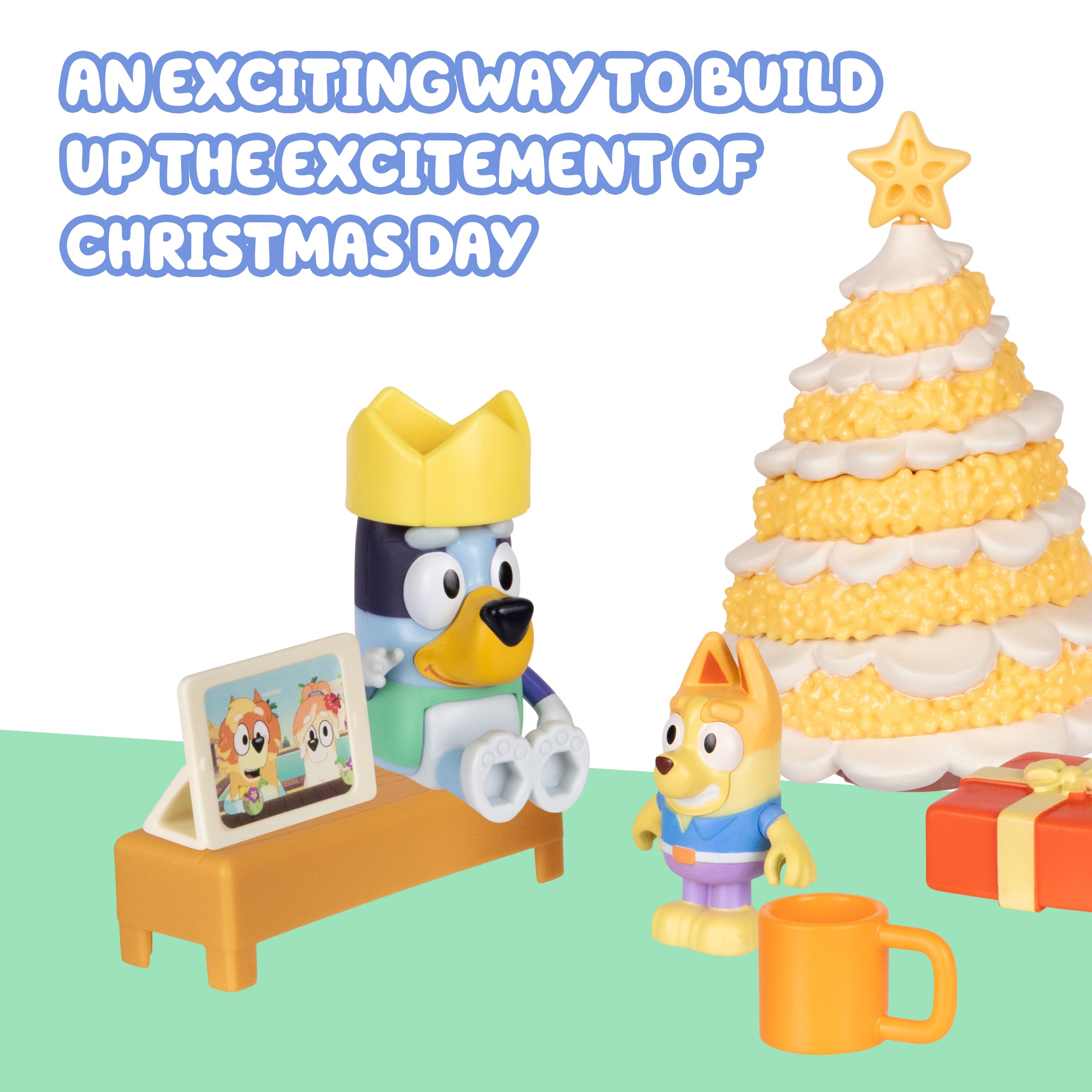 Bluey figure in pool play scene demonstrating imaginative holiday play with benefits