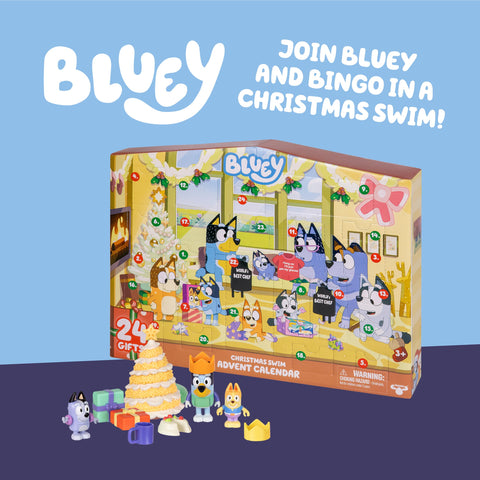 Bluey brand mini figures close up highlighting character details and poseability