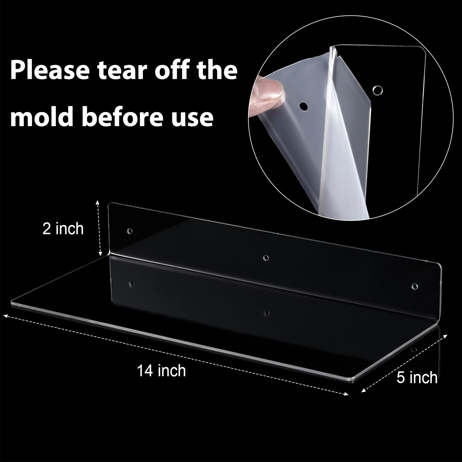 Blulu acrylic edge close-up showing polished finish for safety