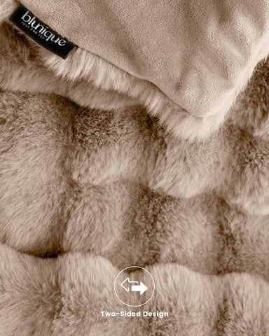 blunique blanket in washer on gentle cycle showing easy-care convenience