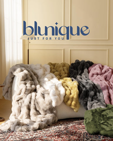 blunique packaging and label showing care info and brand quality