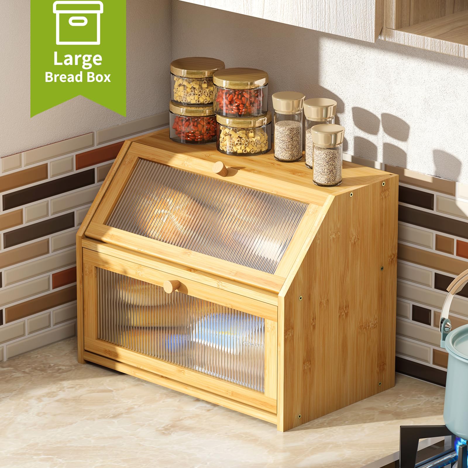 BMOSU bamboo grain close-up highlighting durable natural finish and easy care