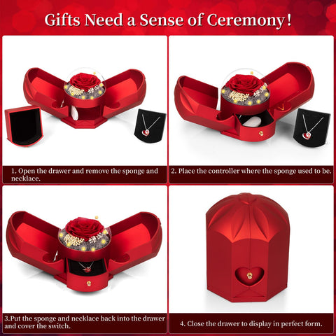 BNWXOY gift set staged on table conveying romantic atmosphere and celebration