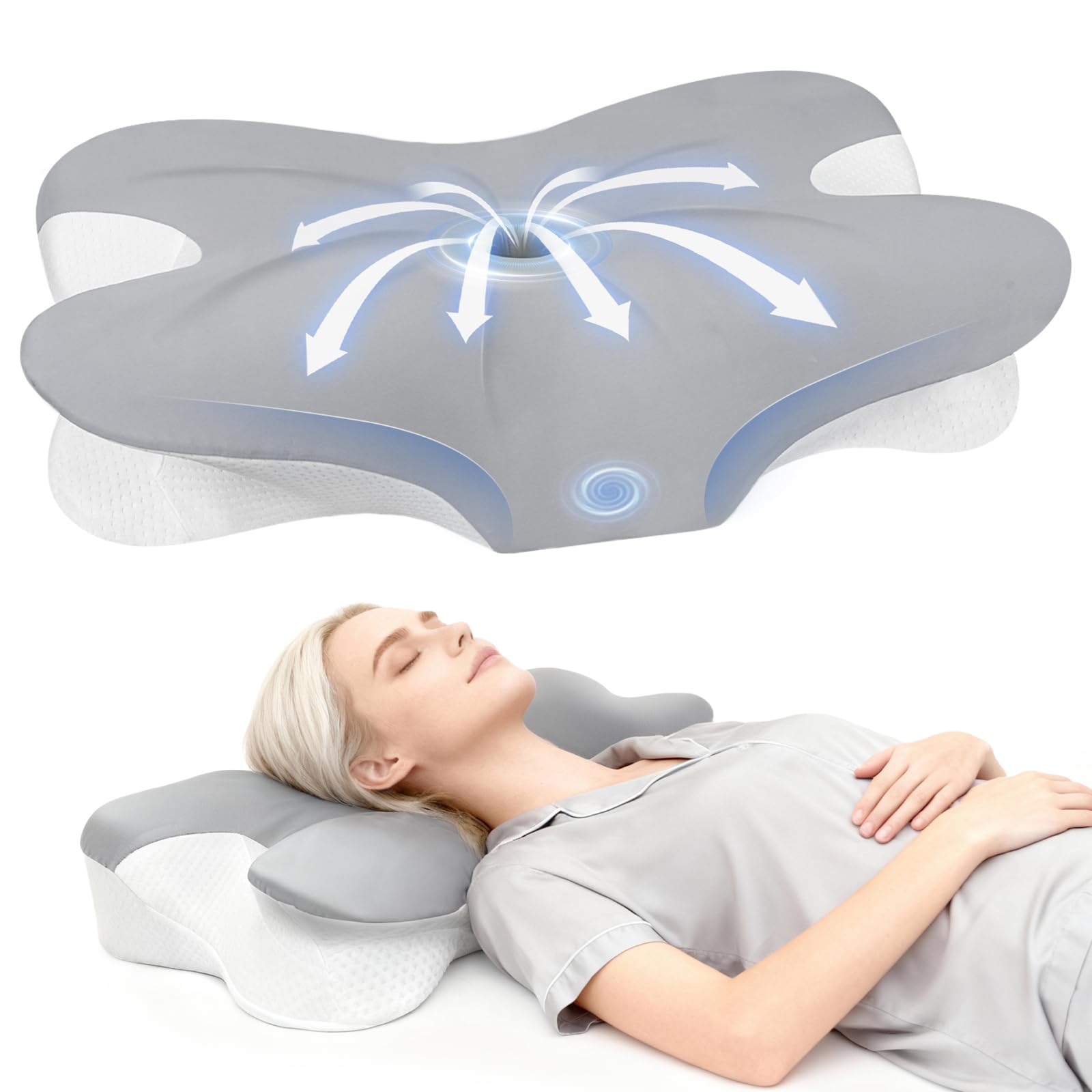 BNXIANG front packaging view showing ergonomic neck support benefit