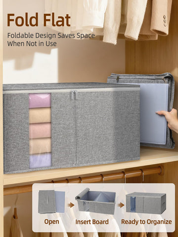 boailydi two bags stacked in closet maximizing vertical space