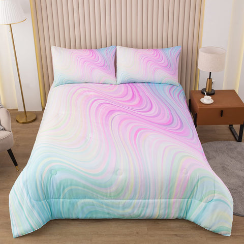 Bodhi pillow and comforter detail highlighting print continuity and neat edges