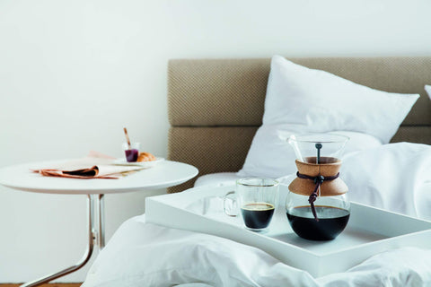 Bodum Bistro six-piece set styled on table for coordinated entertaining and visual appeal