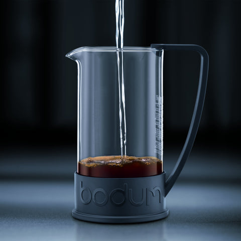 Bodum Brazil borosilicate glass close-up showing heat-resistant clarity and strength