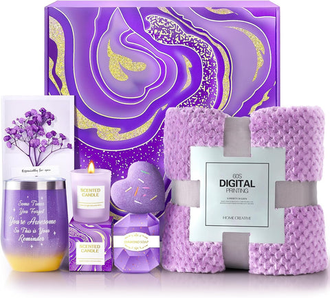 BodyRefresh front packaging showing purple box and gold heart motif, elegant gifting