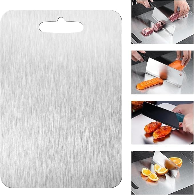 Boenim cutting board front view showing smooth hygienic surface
