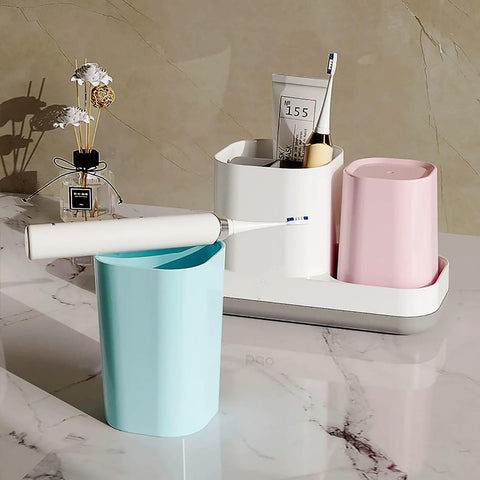 Boershun anti-slip feet on marble counter preventing slips and stabilizing holder