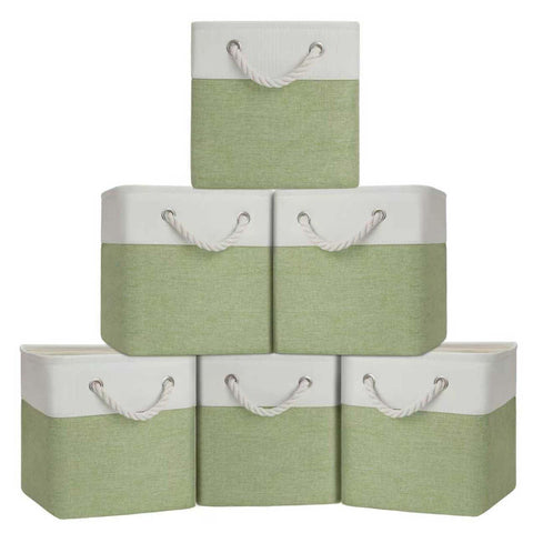 BOFUGA front view of six-pack cubes showing colors and neat storage benefit