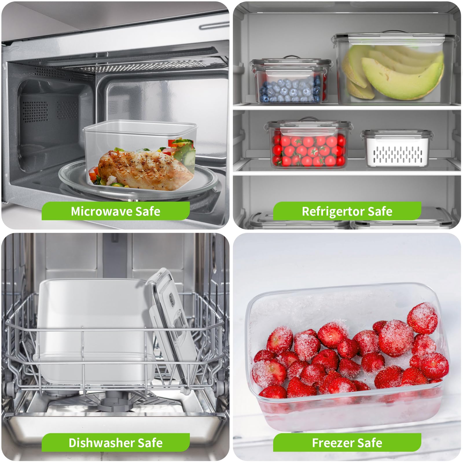 BOICHU lid handle close-up for secure carrying and easy fridge access