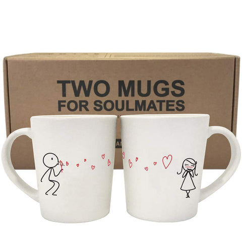 BoldLoft front packaging showing the couple mug set and gift-ready box benefits