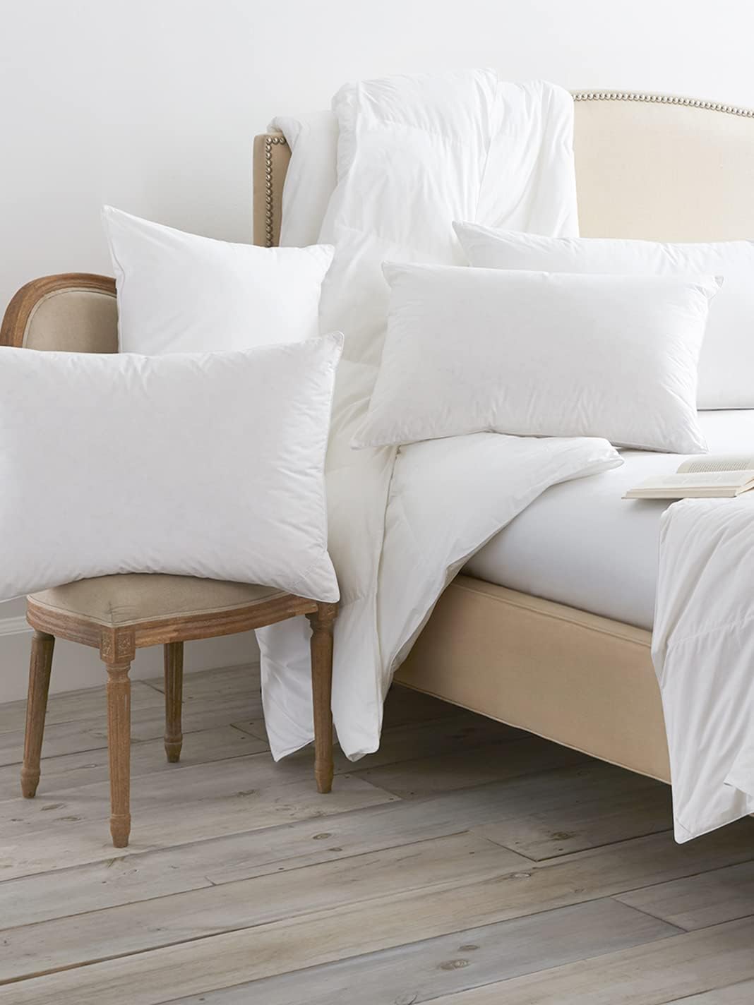 BOLL & BRANCH organic cotton shell close-up showing smooth weave and breathable feel