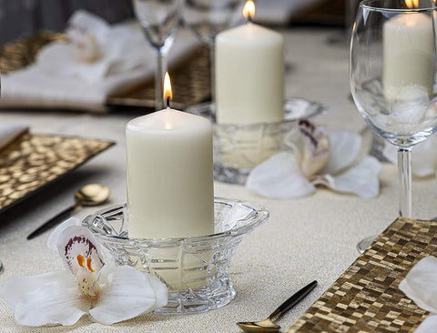 BOLSIUS burning candle flame close-up demonstrating steady, drip-resistant glow