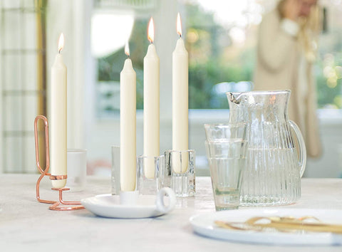 BOLSIUS row of candles displaying bulk quantity readiness
