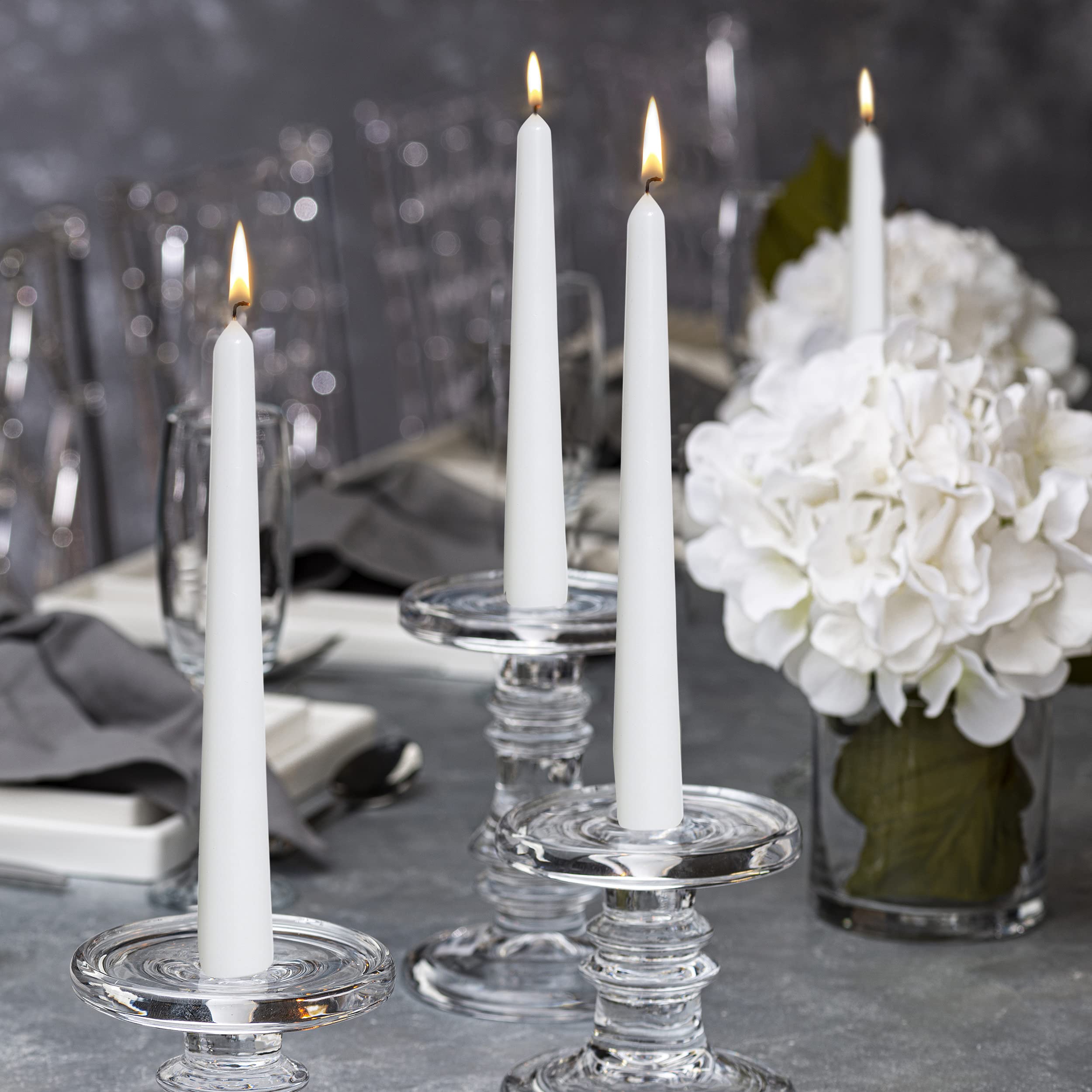 BOLSIUS candle seated in standard holder demonstrating proper fit and stability