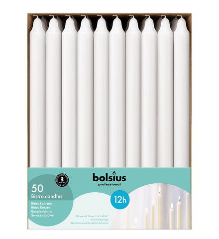 BOLSIUS candle beside a ruler for scale, clarifying 11.5-inch size