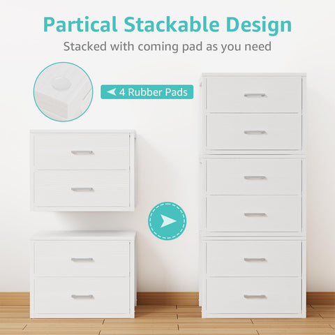 BOLUO open drawer displaying roomy interior and easy access for folded items