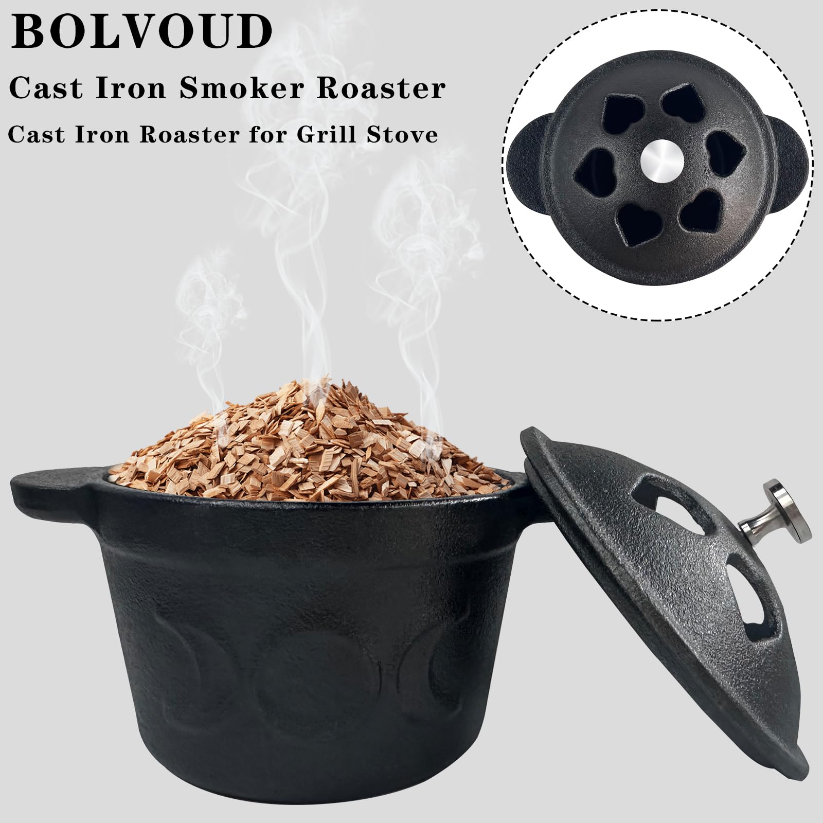 BOLVOUD serving dish on table, conveys attractive presentation benefit
