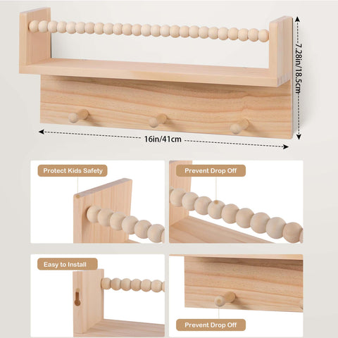 BOMID shelf in nursery setting offering reachable storage and tidy display