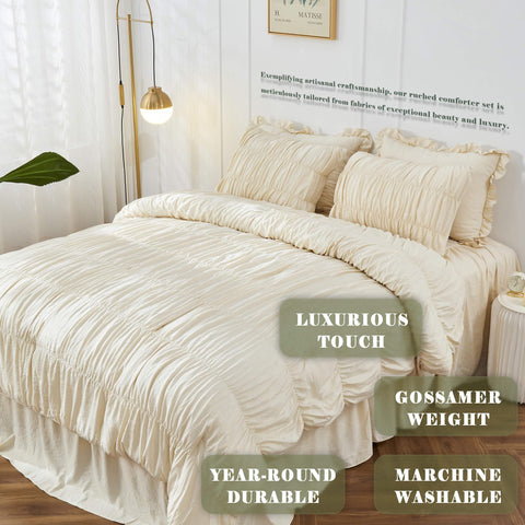 Bonlino close-up ruched texture highlighting soft detail