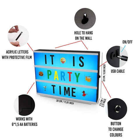 BONNYCO remote and light box showing color-change convenience benefit