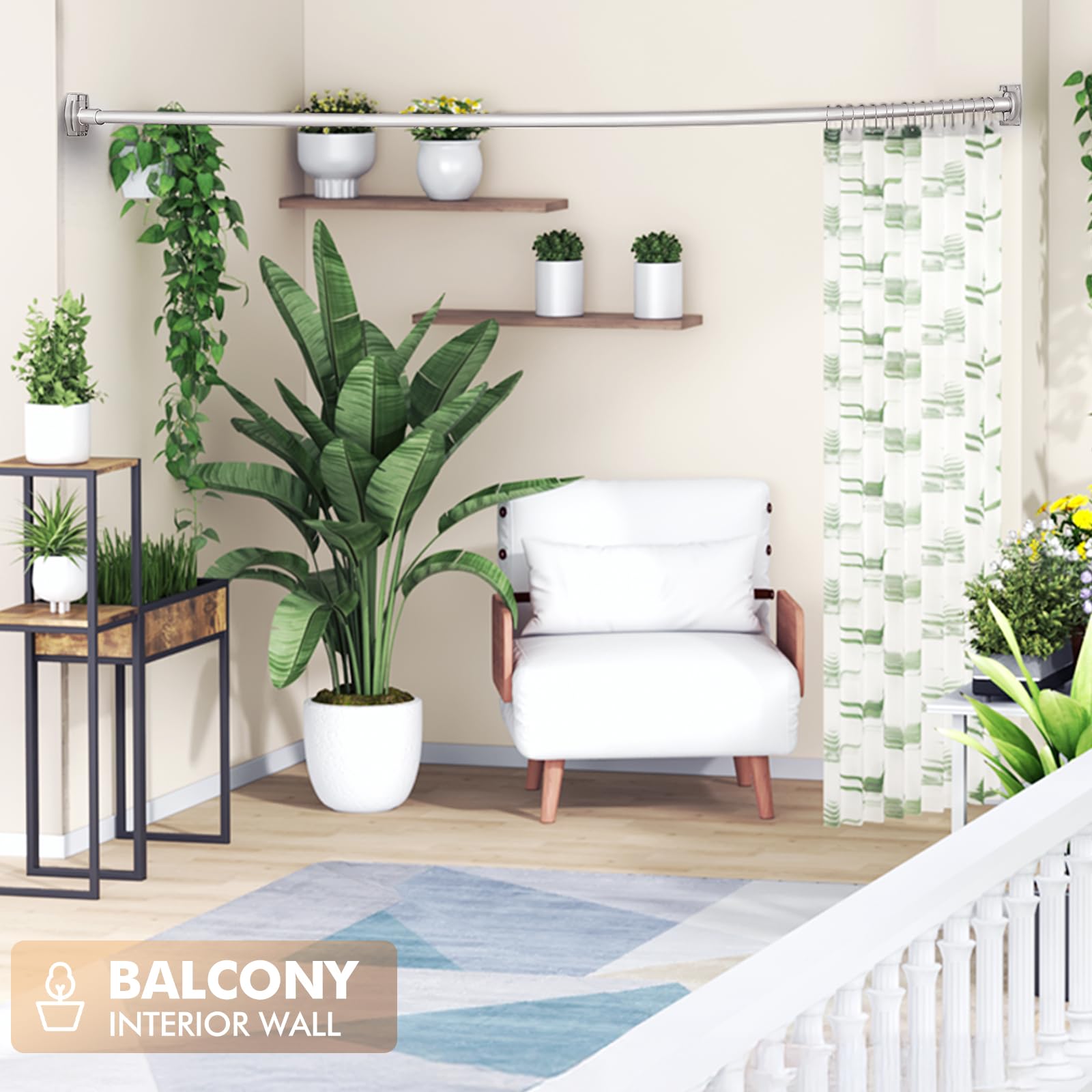 Bonpally rotating base angle demo showing adaptable mounting on sloped walls