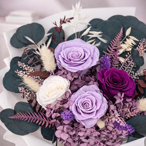 Bonsion bouquet displayed in a vase in a living room offering easy decorative appeal