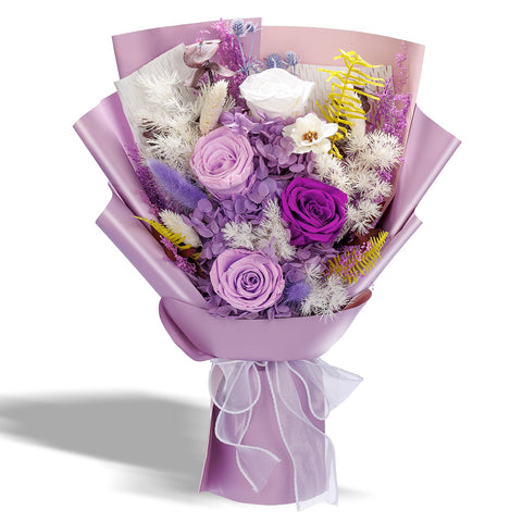 Bonsion front packaging bouquet showing ready-to-display arrangement