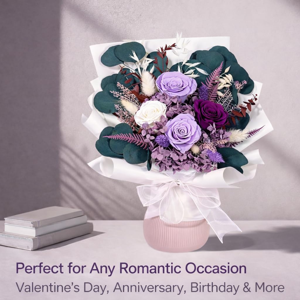 Bonsion packaging and gift presentation protecting bouquet and ensuring safe delivery