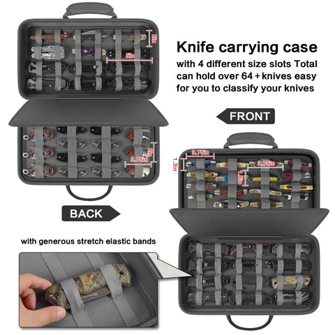 Boobowl open four-panel layout displaying organized knife storage