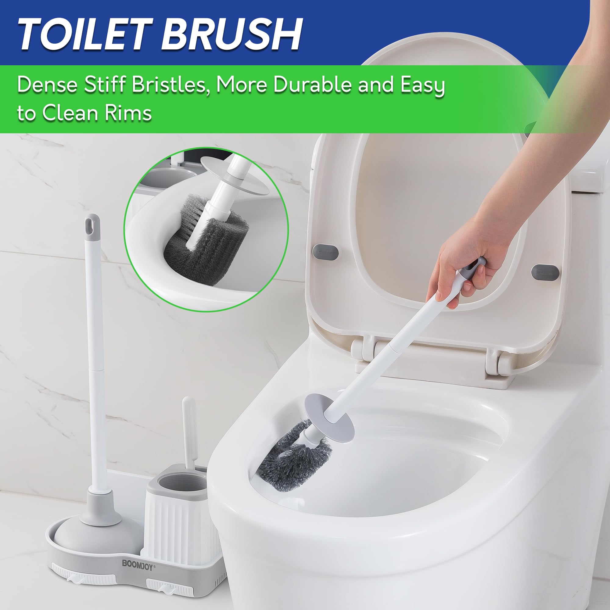 BOOMJOY crevice cleaning brush closeup reaches grout and tight gaps