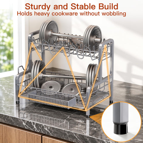 BOOSINY removable utensil holder and tray for easy cleaning convenience