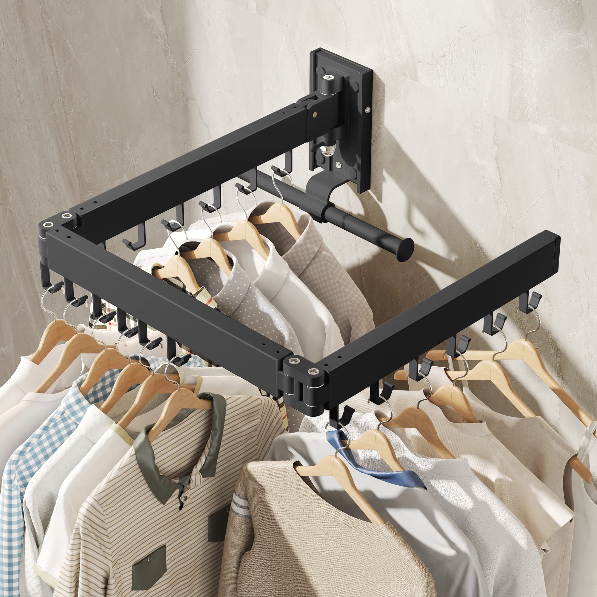 BOQORAD mounted in bathroom setting providing convenient indoor drying