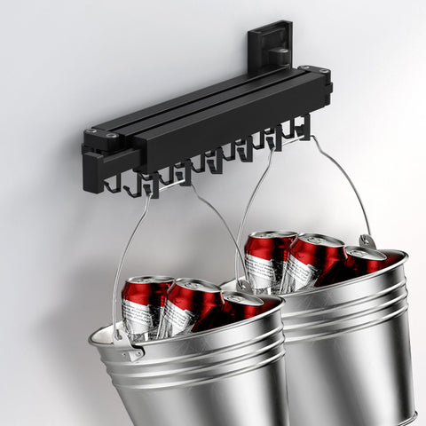 BOQORAD mounted with tape measure showing open and closed dimensions for planning