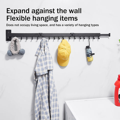 BOQORAD holding jeans and towels to show sturdy support and high load capacity