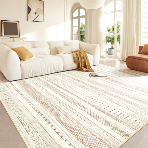 Boraya front view in living room showing neutral brown tones and cozy benefit