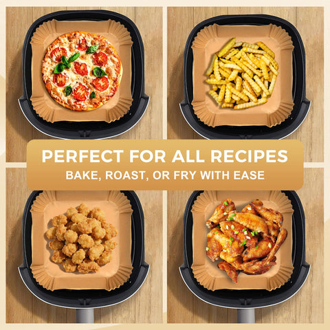 Boribim liner holding crispy fries that stay non-stick and less oily