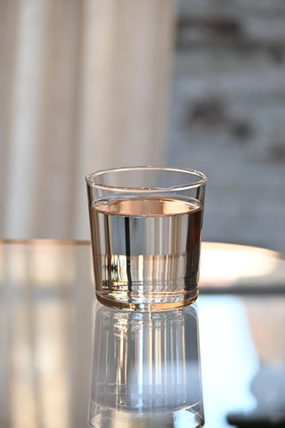 Bormioli Rocco front view showing clear tumbler, professional presentation benefit