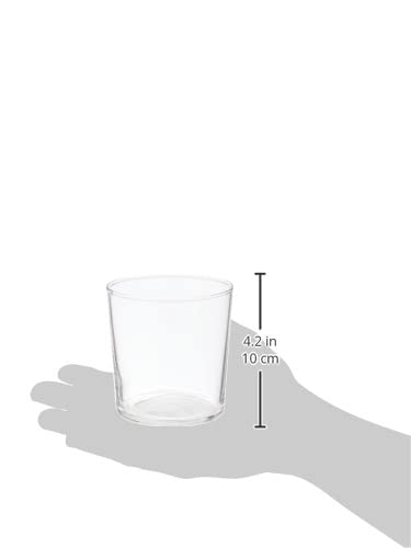 Bormioli Rocco stacked tumblers showing space-saving storage benefit