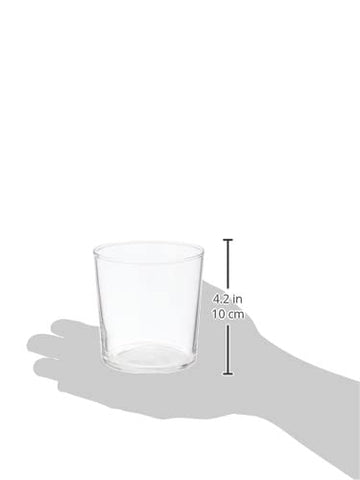 Bormioli Rocco stacked tumblers showing space-saving storage benefit