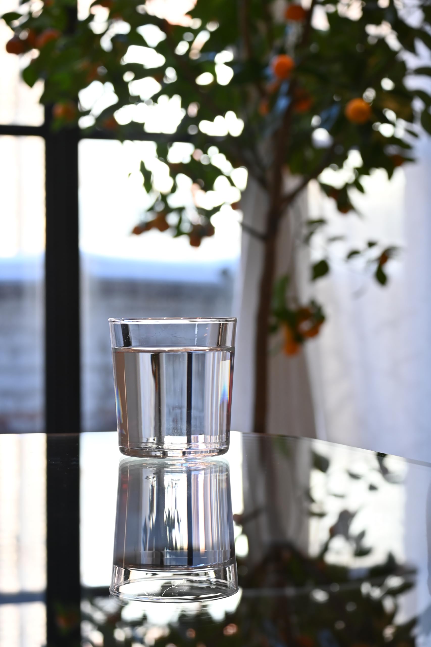 Bormioli Rocco top mouth detail showing wide opening and easy serving benefit