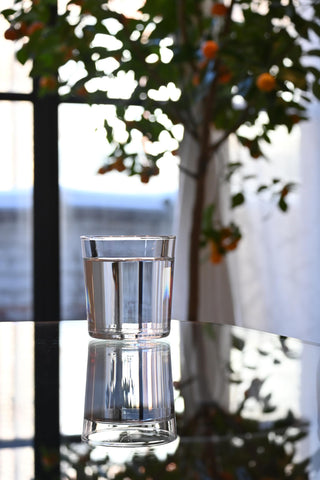 Bormioli Rocco top mouth detail showing wide opening and easy serving benefit