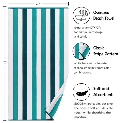 Bornbay towel draped over pool lounger showing comfort and style benefit