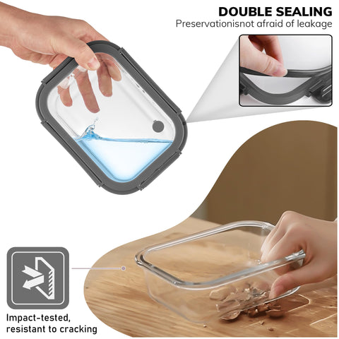 BOROHOUSE close-up of tempered glass lid vent for easy opening