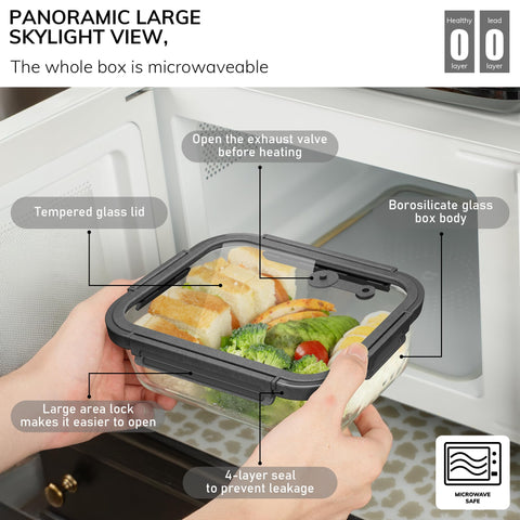 BOROHOUSE hand holding container to show 35.2oz scale benefit