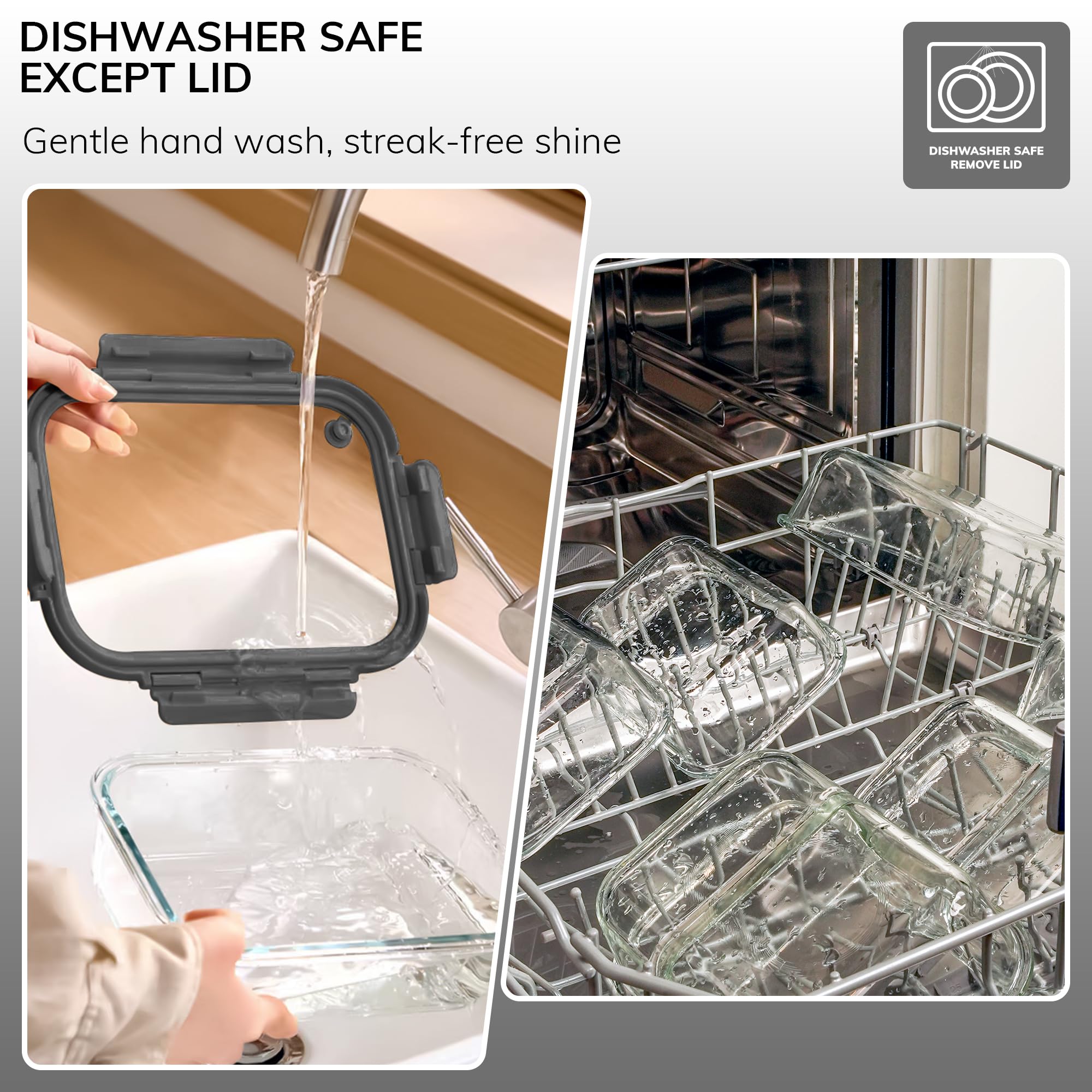 BOROHOUSE borosilicate glass edge detail highlighting durable finish