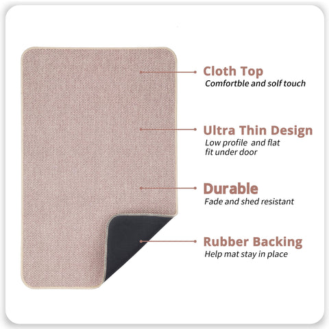Bosap rubber backing close-up highlighting anti-slip traction for safety